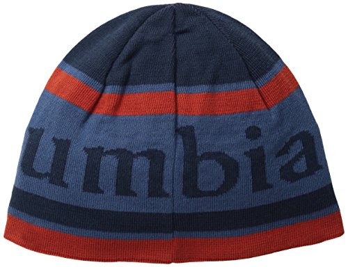 51EcUvppK6L.jpg Columbia Omni-Heat Gorro Unisex Adulto Night Tide Logo Stripe