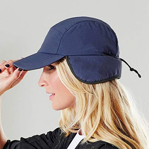 51Eoj98Gb7L.jpg Beechfield - Gorra de montaña impermeable y transpirable Unisex Hombre Mujer Azul marino