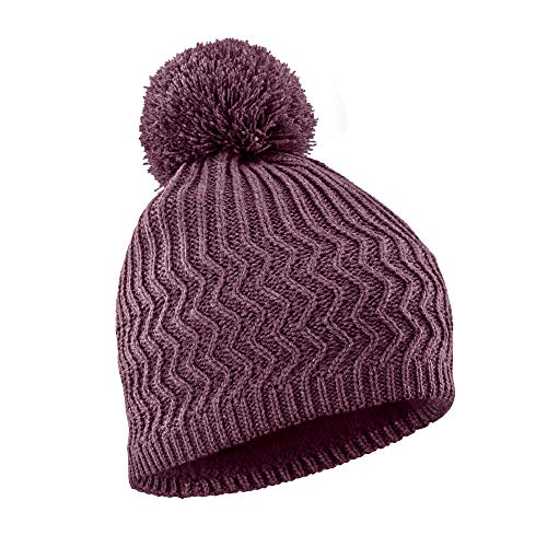51EqlgYQIBL.jpg Salomon Gorro senderismo entrenamiento Mujer KUBA BEANIE Granate