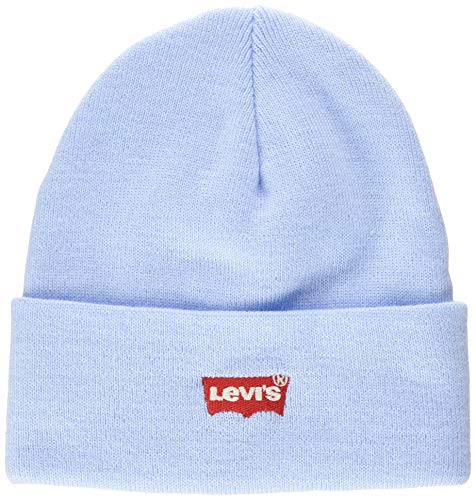 51FjYzCPrzL.jpg Levi's Red Batwing Embroidered Slouchy Beanie Gorro De Punto Hombre Azul
