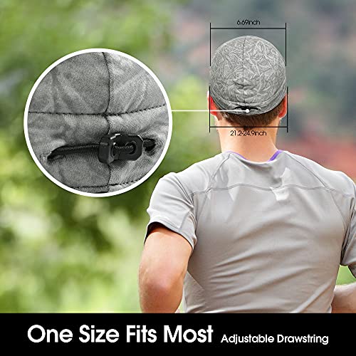 51FjoT8G7hS.jpg Arcweg Gorra de Casco de Ciclismo para Hombres UPF 50+ Gris