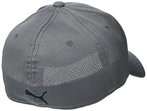 51Gv8mv4dcL.jpg PUMA Gorra de ajuste elástico para hombre Gris