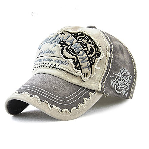 51HrYjaryDL.jpg Estilo Vintage Gorra de Béisbol de Hombre y Mujer Sombreros Casuales Gorras de Hip Hop Ancho Ajustable Moda Bordado Verano Sombreros Deportes Viajes Caza Pesca Visera Cómodos Al Aire Libre Gorras C