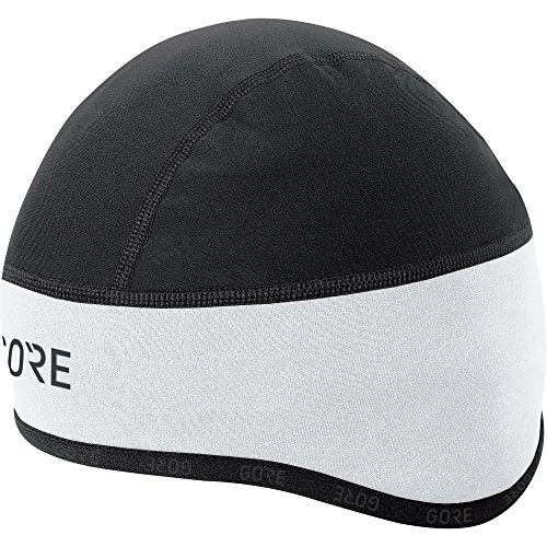 51IQcts2FoL.jpg GORE WEAR C3 Windstopper - Gorra Helmet Unisex adulto Blanco Negro