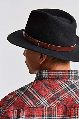 51JN-76CwvL.jpg BRIXTON Hat Messer Black Brown