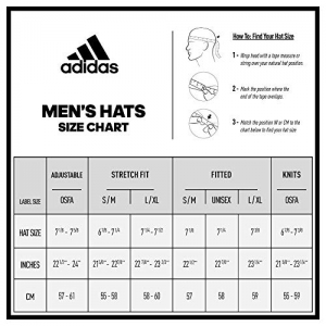 Adidas Visera Superlite Performance Para Hombre negro/blanco