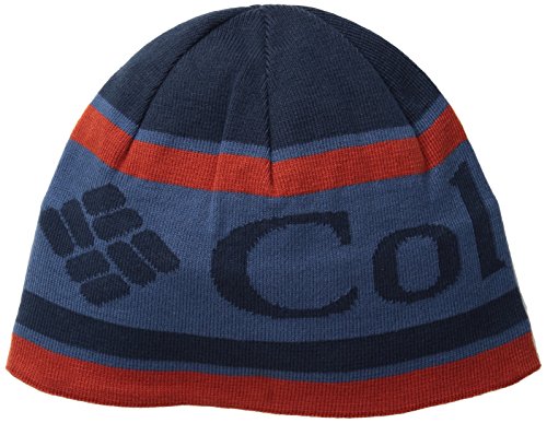51Jtb5GoehL.jpg Columbia Omni-Heat Gorro Unisex Adulto Night Tide Logo Stripe