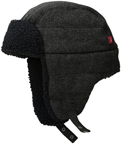 51LIotA1LUL.jpg Levi's Sombrero de invierno cálido hombre Negro