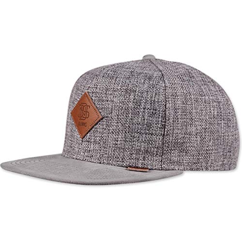 51M1YiUZdwL.jpg Djinns Mujeres Gorras Gorra Snapback 6p Suelin Gris