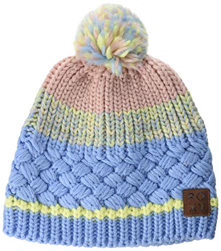 51MHYMFJqRL.jpg Roxy Hailey Gorro de Punto Mujer Azul