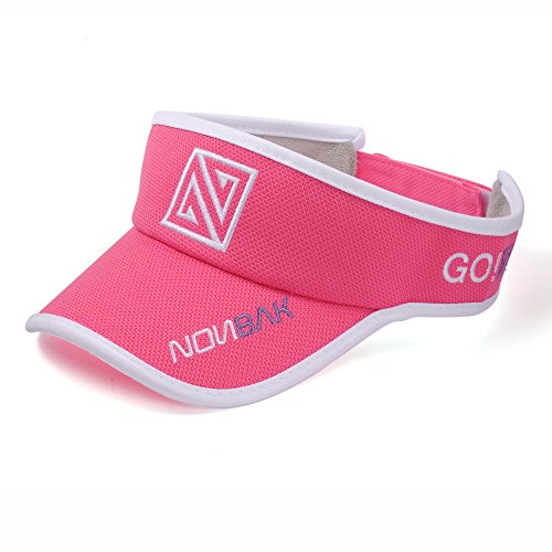 51MXkhtQLTL.jpg Nonbak Visera/Visor Unisex Talla única Muy Ligera Running, Deportes Outdoor Rosa