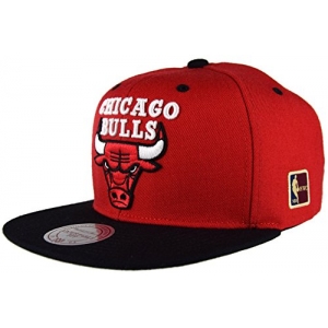 Mitchell & Ness Bulls Special Snapback - Gorra nostálgica NBA HWC Chicago Bulls color rojo y negro