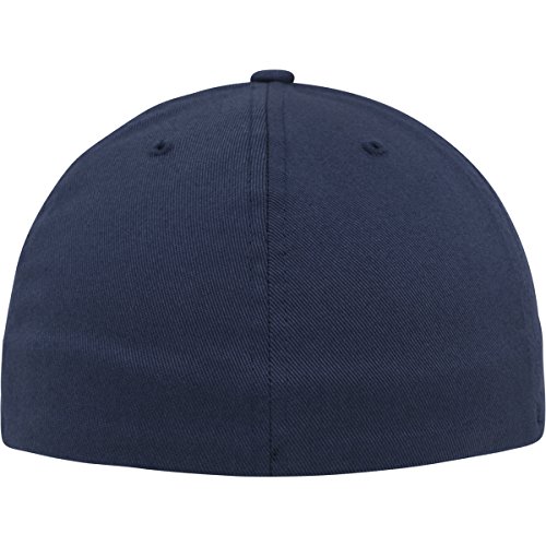51NxX0ULsiL.jpg Flexfit Flat Visor Gorras Unisex Adulto Azul marino