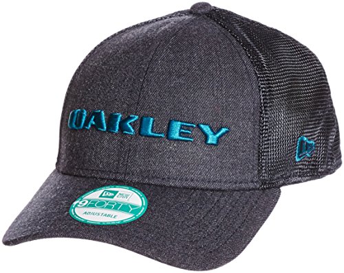 51PoYEyWIKL.jpg Oakley Heather New Era Hat - Gorra Unisex Adulto Aurora Azul