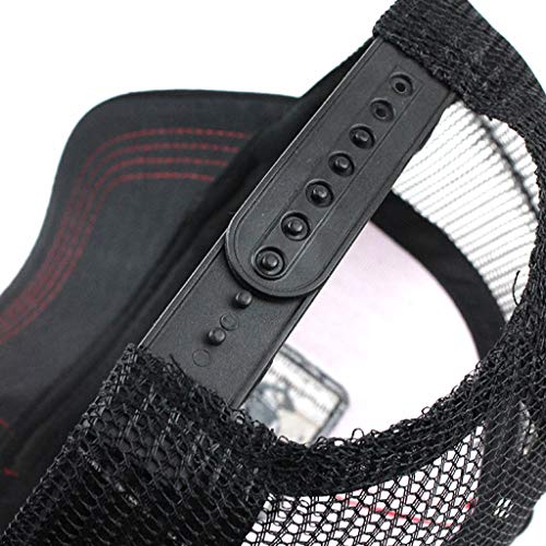 51Q6nvFWpjL.jpg Moda Media Malla Transpirable Gorra Deportiva Unisex Animal Embroidered Cómoda Tela Elástica Gorra De Béisbol De Velcro Ajustable Gorros Casuales Gorras De Béisbol Hip Hop Caza Pesca Rojo