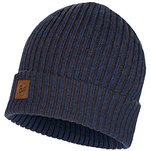 51RRxU0UWKL.jpg Buff Knitted Hat - Gorro de Punto Hombre Lars Night Blue