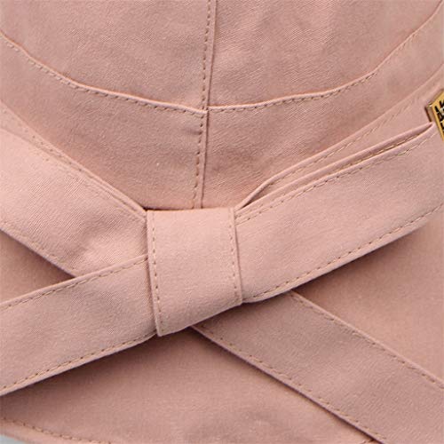 51RXft7iWHL.jpg Sombrero Pamela Sombrero Dama Visera Sólido Color Gorra Plegable El Sol Sombrero ala Ancha de Bow by Sombrero Reversible Panama Sombrero Verano para Senderismo Camping Viajar E