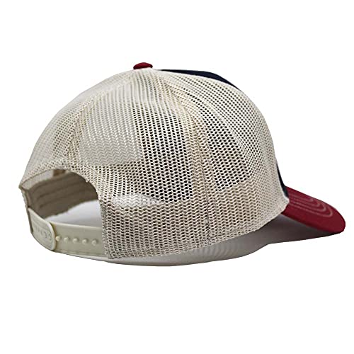51UQ2BOqokbS.jpg Surf Monkey Gorra Tipo Trucker Origins Beisbol Ajustable - Gorras de Hombre Azul Marino Beige