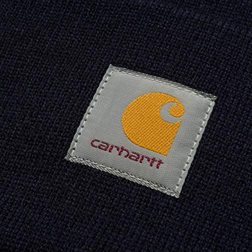 51VFfIvZ75L.jpg Carhartt WIP Acrylic Watch Hat Gorro de Invierno Unisex con Pegatina 7kmh Blu