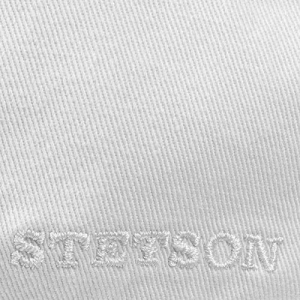 Stetson Gorra de Béisbol Rector Mujer Hombre - Protector UV Sol Hebilla Metal con Visera Verano Invierno Blanco
