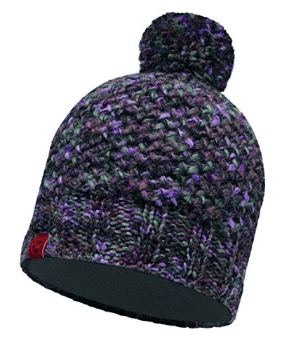 51WTeRErP7L.jpg Buff Gorro de Lana Polar Unisex Margo de Punto y Banda plum