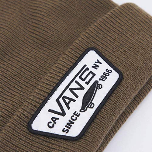 51ZTtBz1ENL.jpg Vans Gorras MN Milford Beanie para Hombre Verde Talla única