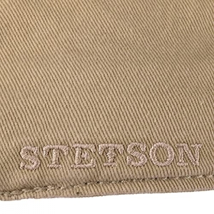 Stetson Gorra Texas con Protección UV Hombre - Gorro Ivy de algodón Sol Visera Primavera Verano Beige