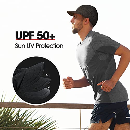 51cO8VUMYuS.jpg Arcweg Gorra de Casco de Ciclismo para Hombres UPF 50+ Negro
