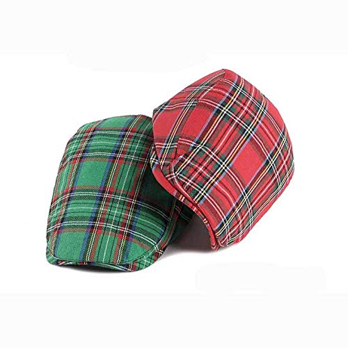 51eAPJMvpOL.jpg Adantico Unisex de la Boina Sombrero Diseño de Rejilla Verde