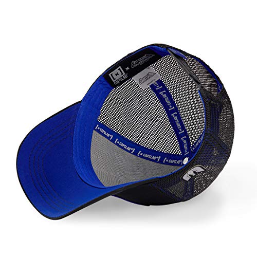 51elKBqB9vL.jpg Capslab Gorra de béisbol para Hombre Saint Seiya Hyôga du Cygne Noir