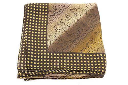 51gYLl4QnsL.jpg Deresina Headwear Pañuelos cuadrados para cabeza para diario para pacientes de quimio Marrón