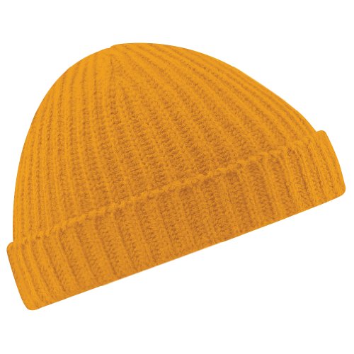 51ijux-kzwL.jpg Beechfield Retro Trawler Winter Beanie Hat Gorra de béisbol Unisex Adulto dorado mostaza