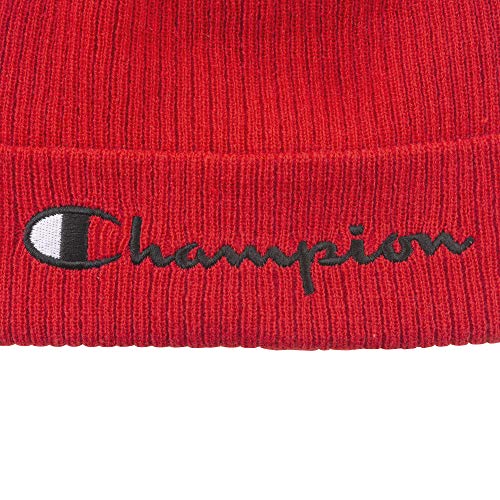 51jvkyvMAxL.jpg Champion Pivot 2.0 - Gorro para hombre Rojo medio
