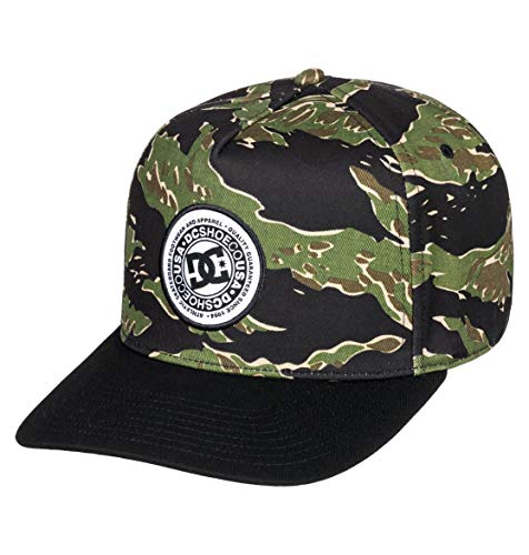 51l2VNjRpkL.jpg DC Shoes Reynotts Gorra con Ajuste Posterior a Presión para Niños 8-16 Camuflaje