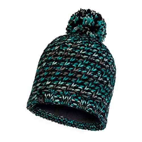 51l81I2BCy8L.jpg Buff Valya Turquoise Gorro Tricot Y Polar Unisex Adulto Talla única
