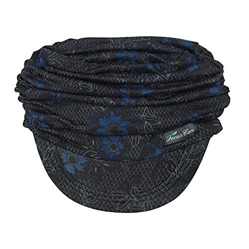 51lAtMin5QS.jpg FocusCare Sombreros Suaves para Mujeres Chemo Gorra de béisbol de bambú Turbantes de pérdida de Cabello Mixed Color