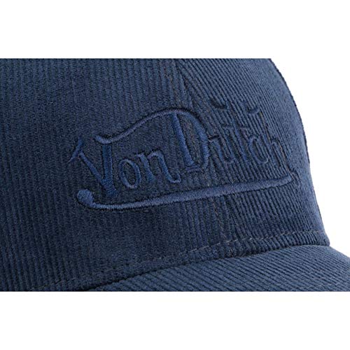 51naPDmOE2L.jpg Von Dutch Gorra azul de terciopelo para béisbol de Peter Azul