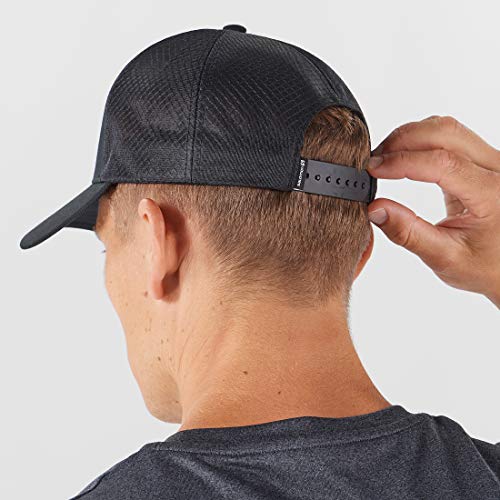 51nouCiCWnL.jpg Salomon Trucker Curved Cap - Gorra Unisex Adulto Black