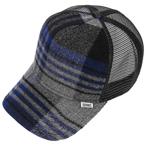 51p5ZdJRgfL.jpg Djinns Gorra Check Felt HFT Trucker de Baseball Negro