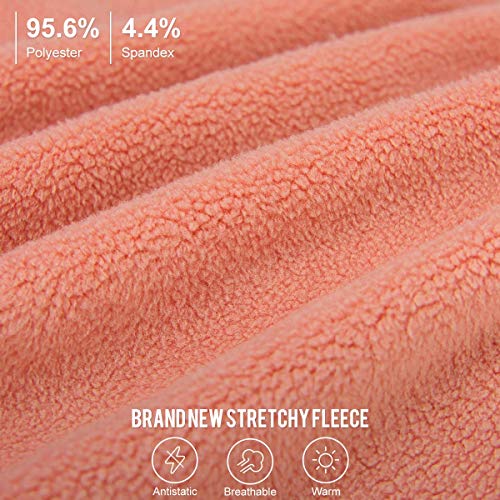 51qy7Mr5MeL.jpg Arcweg Gorro de Invierno Calentador Tubo Bufanda Elástico Térmico Transpirable Esquí Ciclismo Running Rosa naranja