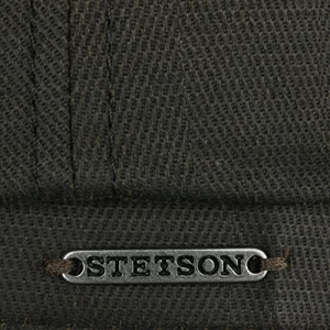 Stetson Gorra Hatteras Cotton-Mix Hombre - Made in The EU de algodón Newsboy con Visera Forro Primavera Verano Verde Oliva Oscuro