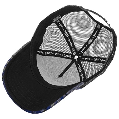 51uSUjVLu8L.jpg Djinns Gorra Check Felt HFT Trucker de Baseball Negro