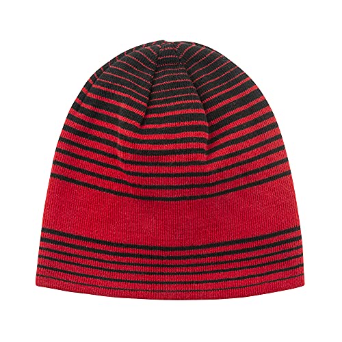 51vAXA5ywPS.jpg Champion Beanie Gorro para Clima Fro para Hombre Rojo/Negro