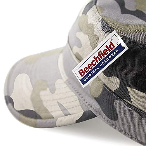51vPOFqNpQL.jpg Beechfield - Gorra Visera Modelo camufalje armada - Caza Pesca Camuflaje ártico
