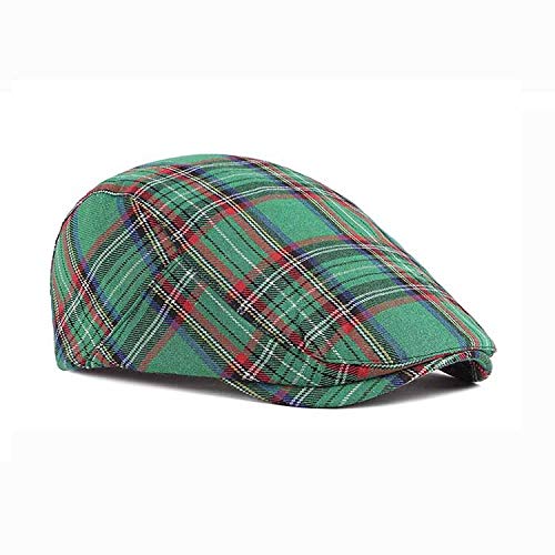 51xCk-Xle0L.jpg Adantico Unisex de la Boina Sombrero Diseño de Rejilla Verde