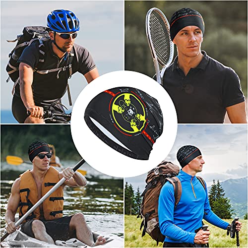51xcgEhZuoS.jpg Arcweg Gorra Ciclismo Run Moto Skull para Hombres Suave Transpirable Multicolor
