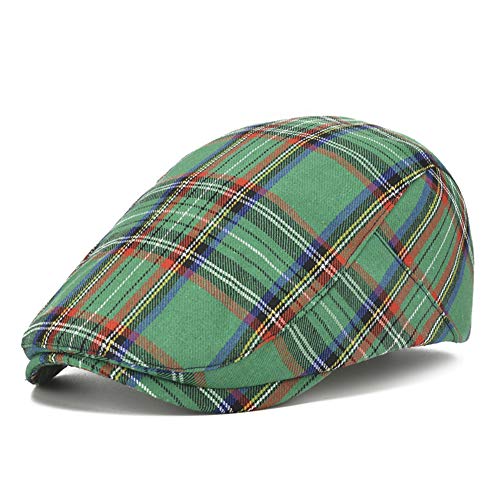 51ymGcd7MkL.jpg Adantico Unisex de la Boina Sombrero Diseño de Rejilla Verde