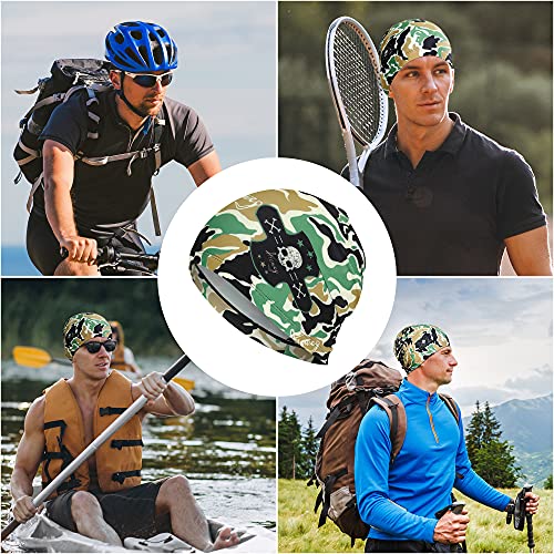 61CG4wQlqpS.jpg Arcweg Gorra Ciclismo Run Moto Skull para Hombres Suave Transpirable Camuflaje