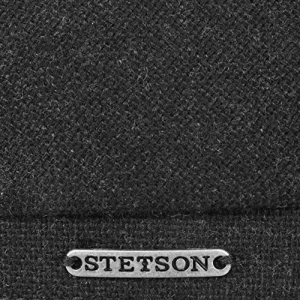 Stetson Gorra Brooklin Wool Cashmere Hombre - Made in The EU de Invierno Gorro Ivy Lana con Visera Forro otoño Invierno Antracita