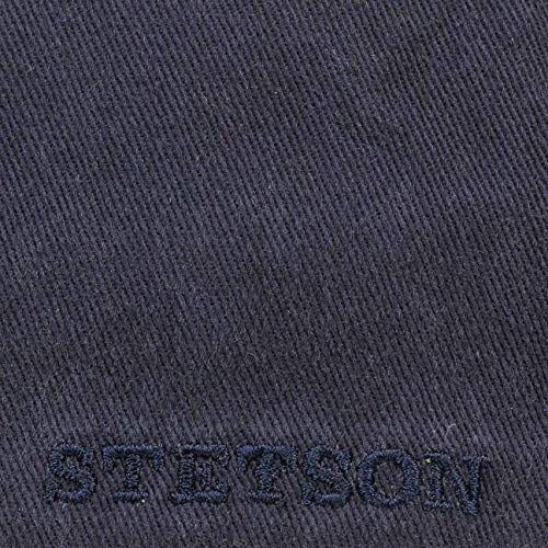 61U9FQyFJkL.jpg Stetson Gorra de Béisbol Rector Mujer Hombre - Protector UV Sol Hebilla Metal con Visera Verano Invierno Azul Oscuro